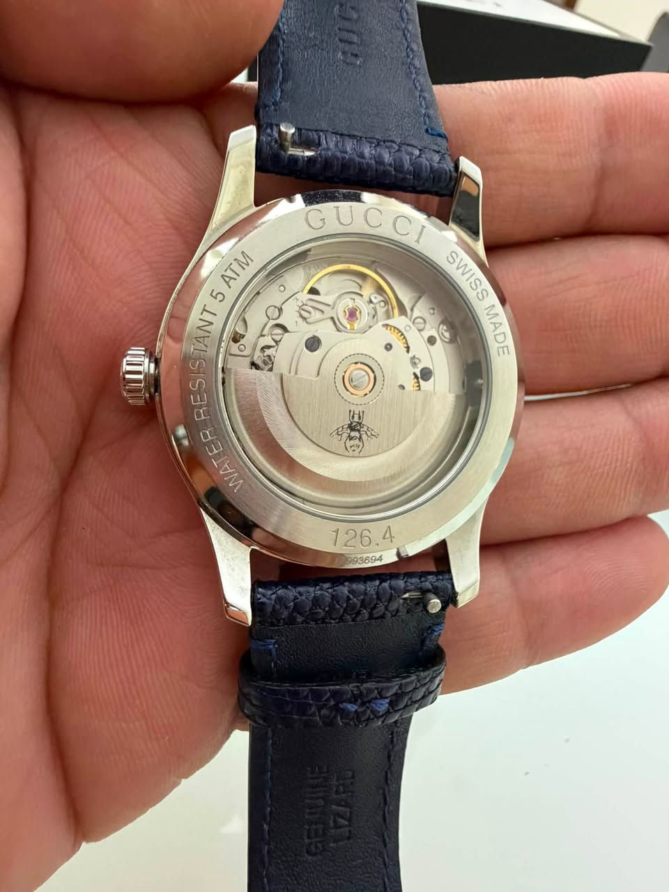 ساعه نسائيه سويسريه اصليه 100% نوع Gucci جديده غير مستعمل قطر 38 موديل حديث ماكنه اوتوماتيك كشف قفل ومينا ذهب خالص 18k مينا حجز كريم نوع لبيس السعر المطلوب 600 دينار اردني للتواصل على الخاص او على الرقم 0785261118


**إذا كنت صاحب هذا الإعلان وتريد حذفه لأي سبب، رجاءا أرسل رسالة إلى الدعم الفني**