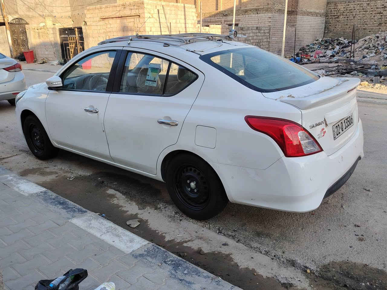 للبيع نيسان صني مديل 25 كفاله عامه رقم اربيل جديد  داخل بيجي ماشيه 20 الف ستخدام شخصي بعده بحاله الشركه مكاني نجف *********** السعر 125 وبيه مجال
