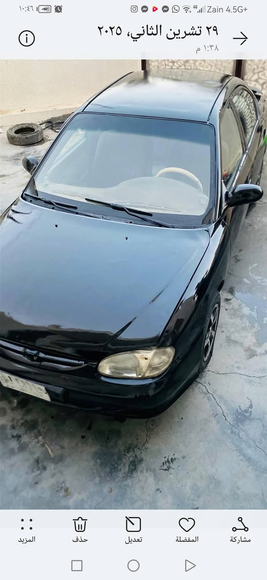 للبيع او امراوس
كيا سيفيا موديل ٢٠٠١ اوتو ماتيك
صدر جديد
سلف جديد
صبغه جديده 
كير جديد ومكينه ممتازه
مسكر ١٨٠٠
دوشمه جديده
للبيع او المراوس
السعر ٣٢
العنوان الكوت
***********
