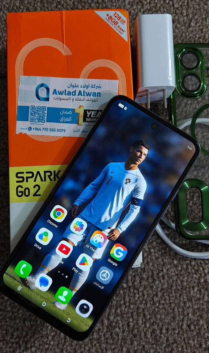 تكنو سبارك كو 2
نضيف كلش 
مواصفات الجهاز
مساحة التخزين: 128 GB رام 8 💾
البطارية: 5000mAh 🔋
شحن تايبسي سريع
ملحقاته كاملة
 السعر 140 شراي خاص
 او واتساب ***********
