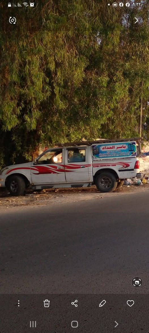 السلام عليكم بيك اب كنوة رقم الماني بغداد باسمي تحويل ثاني يوم سيارة تشتغل مكان بغداد حي البساتين السعر 20 وبيه مجال التواصل ***********
***********
