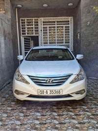 سوناتا ٢٠١٣ شكل ١٤ مكينة ٢٤٠٠ دوش خليجي مكفول عدا شبر بباب السائق تبري...