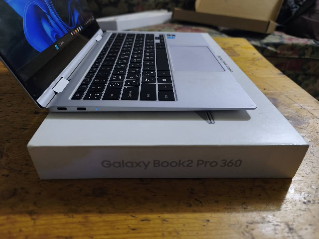 لابتوب للبيع GalaxyBookPro2 360
كامل ملحقات نظافة عالية جدا

شاشة لمس + قلم
معالج i7 جيل 12 
هارد 500 ssd 
رام 16 

السعر 750 مجال بسيط
تواصل واتساب فقط ***********
