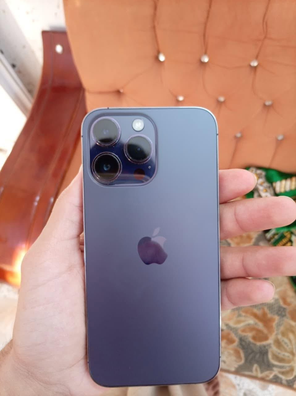 ايفون 14pro max ذاكره 256 بطاريه 84 شرق اوسط AAA جهاز غير مفتوح ولا ملعوب بي لون بنفسجي محدث اخر اصدار تلفون مرتب 850 مكاني ديالى بعقوبة ***********
