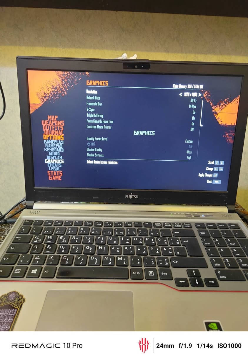 السلام عليكم
لابتوب فوجستو مواصفاتها
intel(R) Xeoin(R) E3-1505M v6 3.00 GHz
32 GB Ram -2400
Intel(R) HD Graphics p630 / 16GB
هارد عدد 2 ...BHDD TOSHIBA 500 G 
SAMSUNG NVMe SSD 500 GB
كامرة + بلوتوث + بصمة + حقيبة 
وهاي صور الالعاب الي عندي للبيع مكاني بغداد الكرخ 
سعرها 620 الف


**إذا كنت صاحب هذا الإعلان وتريد حذفه لأي سبب، رجاءا أرسل رسالة إلى الدعم الفني**