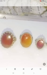 3 محابس واحد فضه و 2 نحاس عقيق يماني مشمشي  وعقيق كرسي السعر35 0786860...