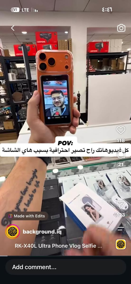 سلام عليكم معدات تصوير جديده  الي بصور جوه شرط ما مستعمله شتريتها من باكراون العراق و من ايزو سنتر علمود مشروع و ما فتح لمشروع ف اريد أبيعهن جوه لسوك و شرط جديدات بلكارتون 
العنوان ديالى و اكو توصيل  
***********
اضاءة سوفت سعر ١٢٥ جديد اخذته ١٩٠
فلتر تصوير سعر ٤٠ جديد ٦٥ اخذته 
شاشه تصوير خلفي ٣٠ اخذته ٥٥
تيوب اناره طول ٨٠ سم سعر ١٥٠ اخذته ٢١٠
ستاند باكراوند هوه و فورمه سوده شرط ما مفتوحه ٤٠ اخذتها ٦٥
اناره صغيره ١٥ اخذتها ٣٠
ستاند ١٠ اخذته ٢٥
توصيل ٥ على المشتري
