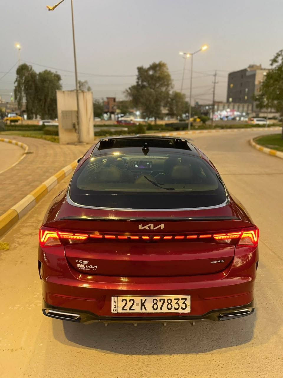 السلام عليكم
K5 GT
موديل 2022
ماشيه 72
1/1 فول مواصفات
بانورامه 
بصمه 
رادرات 
سايد بريك كهرباء 
تحكمات ستيرن 
شاشه كامره 
حساسات 
اشاره ترحيب 
كشنات كهرباء 
كشنات مختمه GT
محرك 1600 تيربو 
فقط قطعه تبديل  باب البصف السايق الباقي كفاله عامه
مكينه كير تبريد صدر تخمً تاير 
السياره جديده 
مكاني بغداد الدوره 
السعر    155 بيه مجال 
رقم الهاتف  ***********
