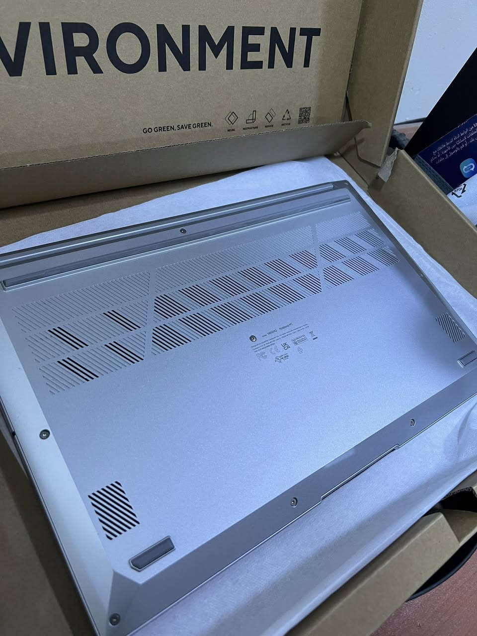 سلام عليكم للبيع لابتوب ASUS VivoBook Pro 15 جديد وستخدام قليل  غراضه وكارتونته وشاحنه كامله الاصليه موصفاته: 

‏CPU:  AMD Ryzen 7 5800H
‏Disk: SSD M.2 512 GB
‏Ram16 GB ddr4
‏GPU1: GTX 1650 4GB
‏GPU:8 GB
‏‎ شاشه 15.6+144 Hz
شاحنه 120 واط
وبيها بصمه
مكاني بغداد ماعندي توصيل سعره750


**إذا كنت صاحب هذا الإعلان وتريد حذفه لأي سبب، رجاءا أرسل رسالة إلى الدعم الفني**