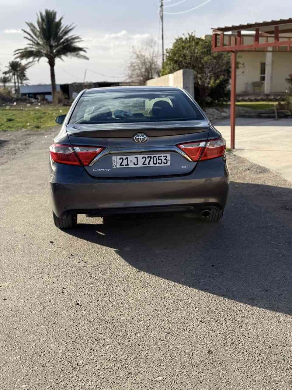 السلام عليكم
كامري للبيع 
2017 
ضرر قطعتين جاملغ وبنيد بدون دواخل 
تايرات جدد اصلي ياباني 
بلكات جدد اصلي 
رقم شمالي سليمانيه 
للاستفسار اكثر الاتصال على الرقم ***********
