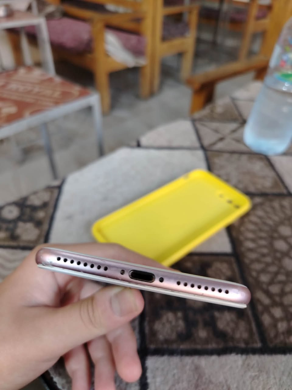 ايفون 7بلص
ذاكره 128 
بطارية 🔋 100 مبدله 
شاشه مبدله اصليه شرط

بصمة شغال 
الجهاز شغال بل كامل شرط الفحص 
نظافته 95/100

السعر 125 وبي مجال 
ويرهم مراوس 
عنوان ايمن 

شراي تعال خاص 
او ***********
