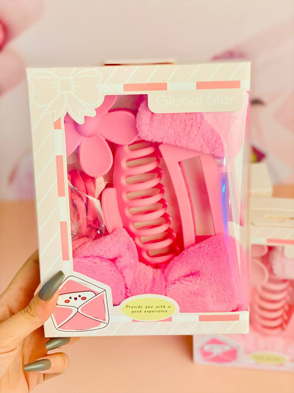 💗 بكج إكسسوارات الشعر البناتي 💗💗
كلش ناعم ومرتب، يجي بألوان تجنن 🌸
مشابك + ربطات + رباط وجه للغسل
يحافظ على شعرك ومرتبك بكل وقت ✨

يناسب الاستخدام اليومي، المكياج، والغسل 🫧
اختيارك المثالي للأناقة والبساطة 😍

الحجز والاستفسار راسلوني خاص


**إذا كنت صاحب هذا الإعلان وتريد حذفه لأي سبب، رجاءا أرسل رسالة إلى الدعم الفني**