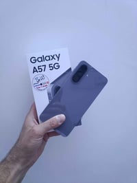 سامسونك A57 ذاكره 256 عشوائيه 8 جهاز مستخدم يوم واحد فقط  مع الملحقات ...