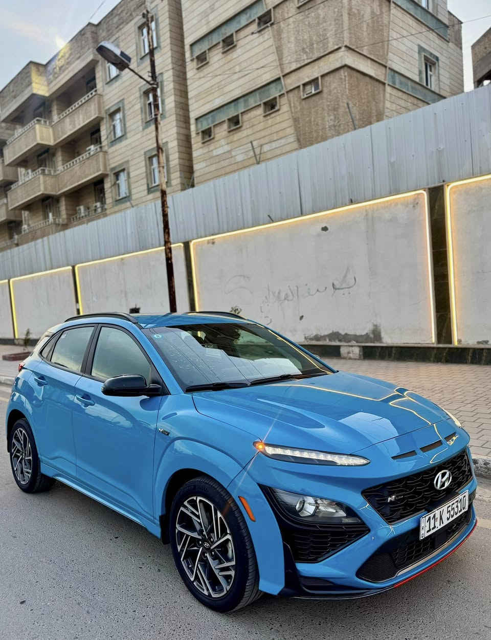 السلام عليكم 
كونا N Line
موديل 23
وارد امريكي رقم بغداد الجديد
حادثه دعاميه اماميه فقط 
السياره كفاله بدون صبغ وتبديل #ليبل_واحد 💙
صبغ دعاميه اماميه فقط 
ايرباك ستيرن راجع سستم 
ماشيه 27
مواصفات N Line
-بصمة ابواب 
-بصمة تشغيل 
- شاشه جبيره كار بلي
-كامرا خلفيه
-حساس خلفي 
-رادار 360 
-فول تحكم استيرن
-كشنات تدفئه
-مود درايف 
-فور ويل
-دركه هيتر
-كشنات خياط 
السياره كله مختمه N Lien
السياره مكفوله كير ومحرك وحداديه وتبريد وتدفئه
بعدها بحالة الوكاله كل نقص مابيه
السعر 158 وبيه مجال 
عنواني بغداد 
هاتف ***********
