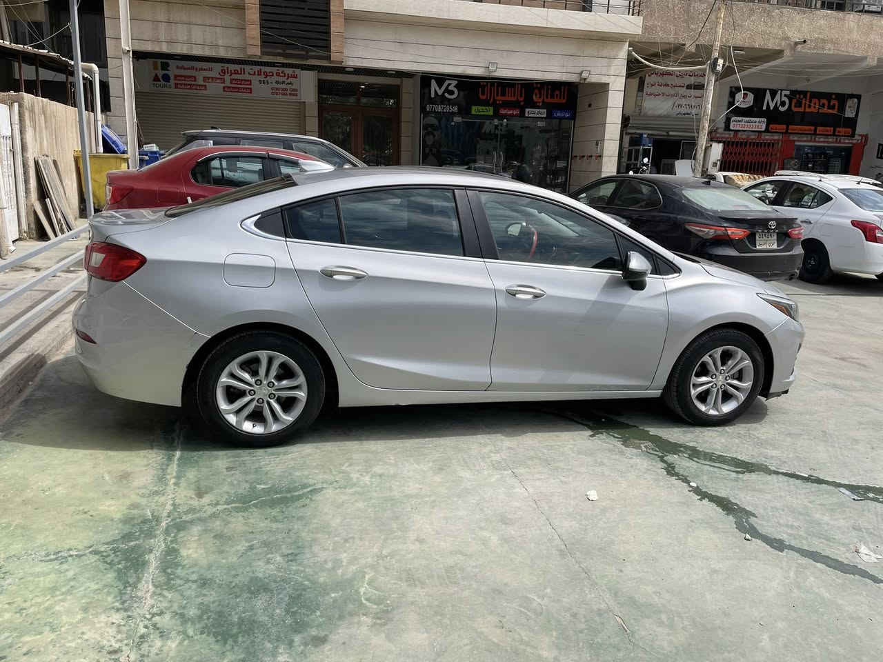 شوفرليت كروز 2019 / 1400 تيربو 
قطعتين صبغ بدون لغد وشاصي 
جاملغ وبنيد فقط حادث امريكا 
ماشيه 149 كم وقابل للزياده 
المحرك والكير مكفولات 
التبريد ثلج 
المحرك ادامه كاملة فلتر شوته بلكات وتنضيف نوزلات وجويتر وغسل الراديرات 
صدر جديد قبل سبوع شاده 
باتري جديد 
موضفاتها LT المعروفه 
بصمة تشغيل وابواب وجنطه 
اوتو ستوب 
لايت لد اوتو ستوب
شاشة كار بلي + شاشه اعطال 
منفذ اوكس+ USB+بلوتوث 
حساس تاير 
كامره دواره 
السياره جاهزة مابيها مصرف 
بأسمي تحويل  ثاني يوم 
السعر 97 وبيها مجال حك الجيه


**إذا كنت صاحب هذا الإعلان وتريد حذفه لأي سبب، رجاءا أرسل رسالة إلى الدعم الفني**
