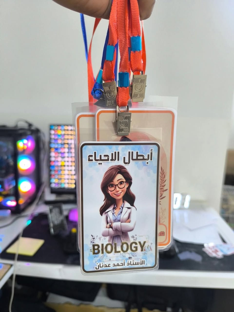 قلادات تشجيعية للطلاب المتفوقين 🥰
باجات تشجيعية للطلاب المتفوقين 😍
طباعة صور الطلاب  على الباجات 😎
توزيعات وهدايا عيد الطالب 🎓
يوجد تصميم حسب الطلب 🎬

توصيل لجميع المحافظات
وداخل قضاءالمسيب
للطلب والحجز مراسلة الصفحة📲
او الحجز على الواتس اب 📲
*********** 📞
