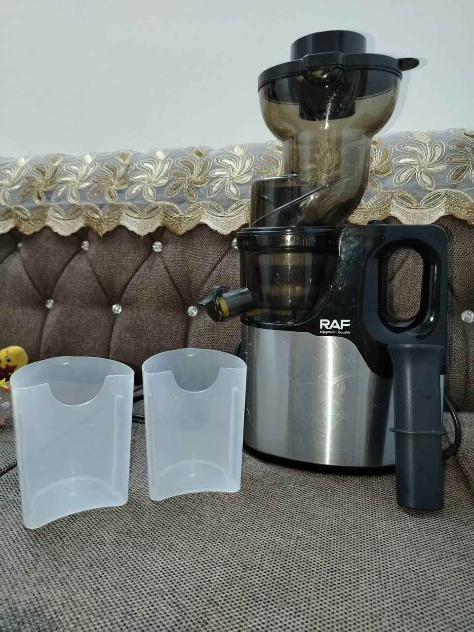 عصارة فواكه للبيع السعر(٣٥الف)
مشتريه قبل سنة تقريباً واستخدمت شيء قليل
سعرو بوقتها ب٦٥ الف
مكانو /موصل. جانب الأيمن
الجهاز شرط


**إذا كنت صاحب هذا الإعلان وتريد حذفه لأي سبب، رجاءا أرسل رسالة إلى الدعم الفني**