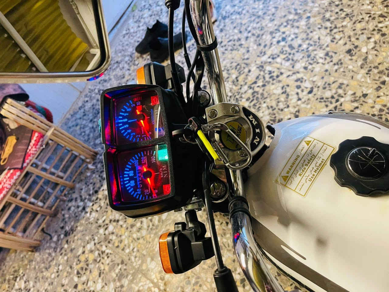 سلام عليكم دراجه يراني نامه 4كير كامله موديل 26 اقل شهر من نازله جديده دراجه كلش اوراق كامله سعره 750وبيه مجال قليللل هاذ رقم ***********مكان بغداد الجادريه  ماشيه 1000 زيرو
