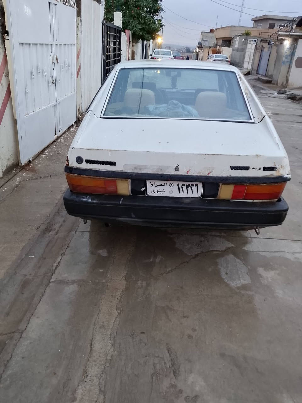 للبيع برازيلي موديل 87 محرك جيته خمسة كير رقم نينوى كابون بانزين بيهه ربع تايرات جديد صدر جديد العنوان كركوك قضاء الدبس السعر 15بيهه مجال ***********
