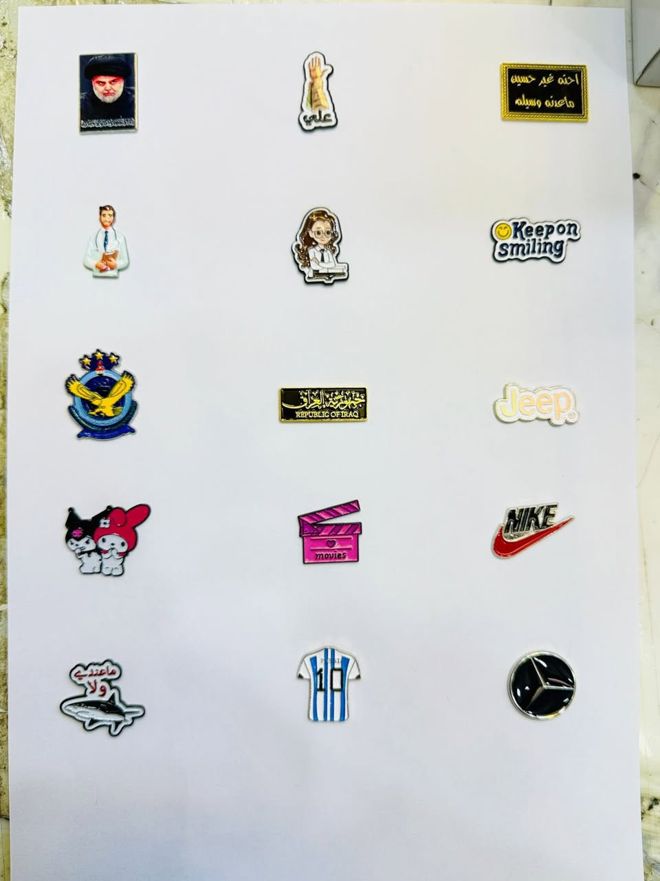 متـوفر ❤️‍🔥
ل أهل الذوق الراقي ..✨❤️‍🔥😍
ستيكرات معدنيه جميله بأشكال وألوان مختلفه وبكافه الصور والاشكال والكتابات الجميله 

السعـر ❤️‍🔥✨


**إذا كنت صاحب هذا الإعلان وتريد حذفه لأي سبب، رجاءا أرسل رسالة إلى الدعم الفني**