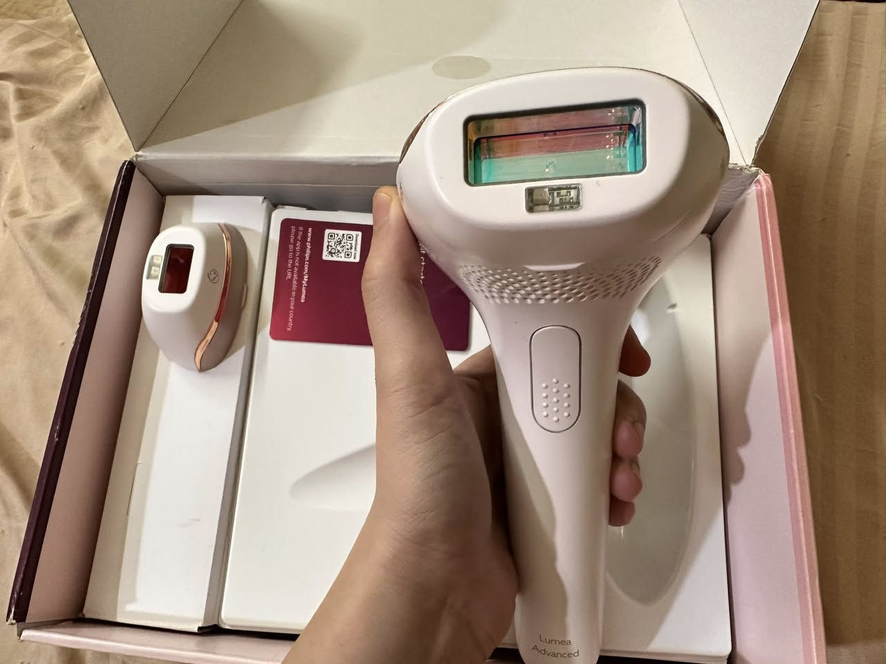 مساء الخير

عندي جهاز ليزر منزلي philips اصلي شتريته من الخارج بي ضمان والباركود  وياه كل ملحقاتة بالباكيت ممستخدمة جديد مستخدم بس مرتين بسعر مناسب


**إذا كنت صاحب هذا الإعلان وتريد حذفه لأي سبب، رجاءا أرسل رسالة إلى الدعم الفني**