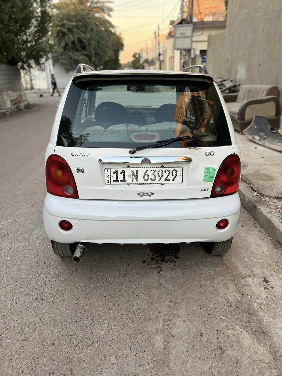 السلام عليكم كيو كيو 2013بغداد أنكليزي سيارة جاهزة كير اوتومحرك تبريد تخم تاير حدادية كهربائيات السعر 28 مكان بغدادتقاطع الدرويش ***********
