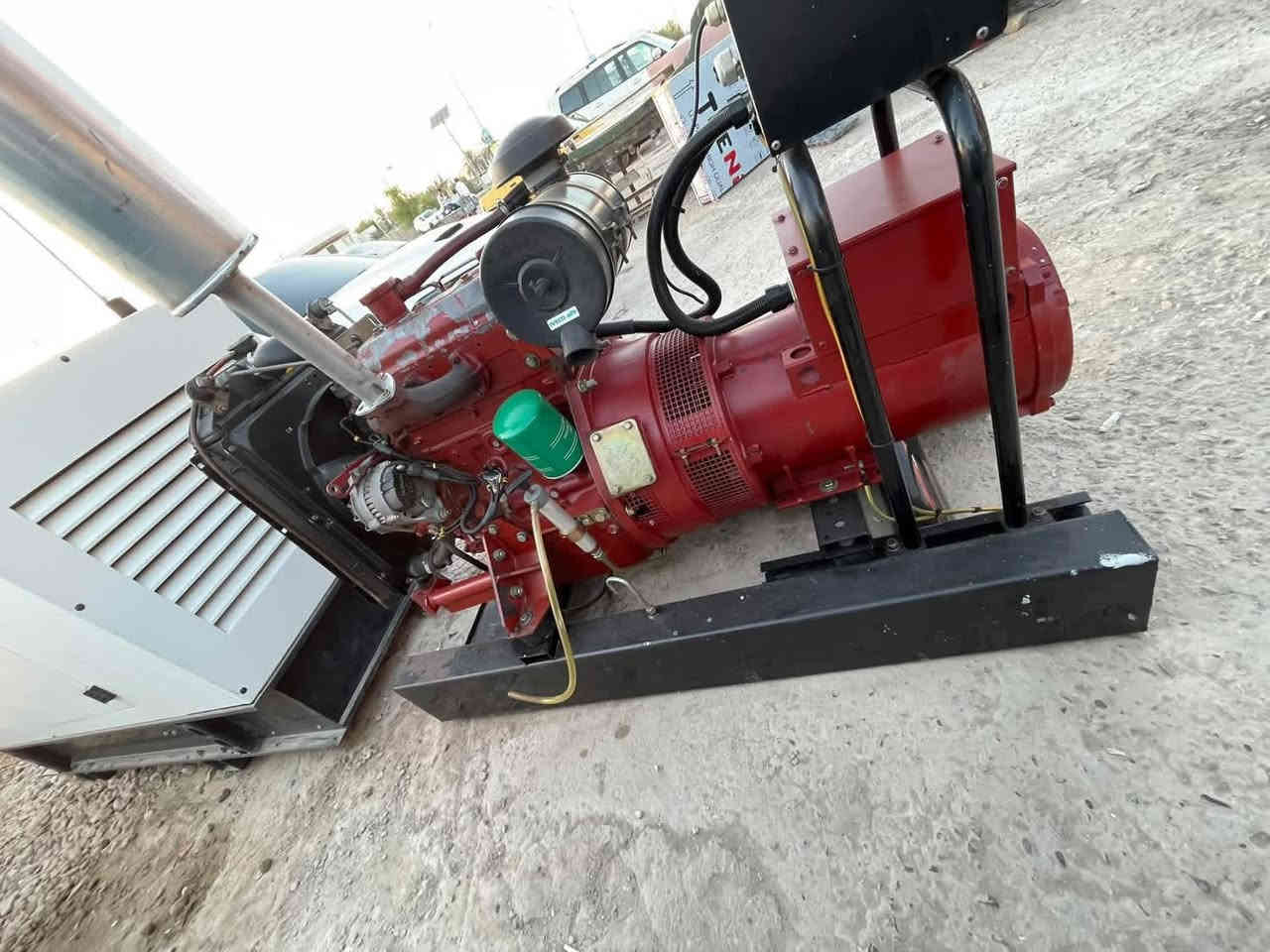 السلام عليكم 
للبيع مولد نوع افيكو ايطالي ٣سلندر  اوربي 
شاصي بدون كاتم توليد ميكالتا ايطالي ٣٠كيفي 
منضومة حماية فول اوتوماتيك بلادي (برودكشن)
اطفاء وتشغيل ذاتي مشروط عالحمل لا تنقيص ولا تبخير
للأستفسار//***********مهيمن
متوفر توصيل الى جميع المحافظات
