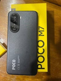 جهاز  POCO M7 ميحتاج اسولفلكم جهاز غني عن التعريف  مساحته 256GB عشوائي...