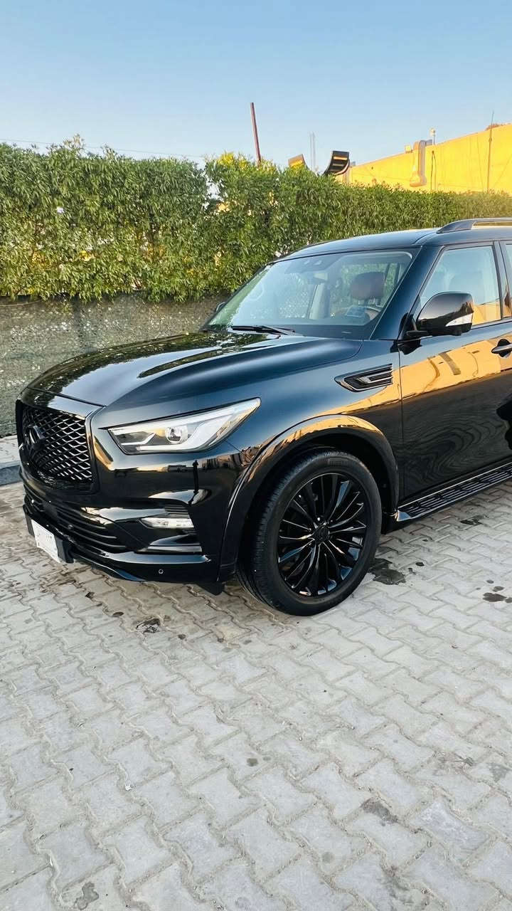 نيسان انفنتي QX80 موديل 2019
وكاله خليجيه رقم بغداد
فول فول مواصفات بصمة 3 شاشات 
حجم المحرك5.6L ماشيه111000 كم
معروفه مواصفات الانفنتي فول 
كشن ملكي منفصل
فول فول مواصفات شاشة كبيرة لمس كاميرا 
حاسة رادارات كشن جلد كشن كاراباي بصمة 
 تشغيل عن بعد تحكمات ستيرن بلتوس اوكس
 كار بلي أوتو ستوب للتحذيرات تبيرد مركزي
 تحديد سرعة محرك 8 سلندر  
ثلاجة مري شفط قلابه 
لايت زنون ابلادي ودوار وي الستيرن ٤ كامرات 
فتحة سلايت جنطه كهرباء وشفط 
و حساسات خلفي امامي 
وضعيات القيادة
السعر 32 وبيها مجال
رقم الهاتف ***********
