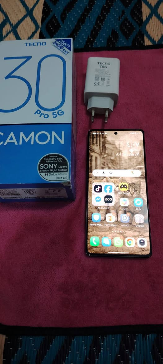 السلام عليكم تكنو كامون 30 برو الذاكرة 256 والرام 12 جهاز كلش نضيف أغراضة كاملة ويا كفر شفاف يدعم 90 فريم بل ببجي كامرة كلش قوية تصوير 4K  و60 اطار بل ثانية السعر 250 المكان بغداد العبيدي


**إذا كنت صاحب هذا الإعلان وتريد حذفه لأي سبب، رجاءا أرسل رسالة إلى الدعم الفني**