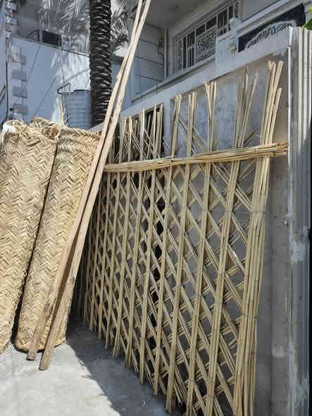 السلام عليكم جزء من اعمالنا التراثيه الكراسي والقصب السياج والسقف الديكور القصب الرصف والقصب المشبك والكراسي الجريد السعف والخيزران الجميع القياسات والبيراغ والرايات الاستخدامات المطاعم والكعدات التراثيه والحديقه والمزارع والشاليهات نستعد تجيهز الئ الجميع المحافظات العراق 🇮🇶جلسات العربيه الراقيه
الاستفسار 
*********** 
الحجز: ***********
ادمن وافق 🤍
