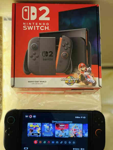 نتندو سويج 2 احدث شي جهاز جديد باندا ماريو وكل ملحقاته كامله باكيت شاحنه اصليه وقاعده مالته 
مستخدم كم يوم فقط ومضموم 
550 قفل آخر سعر 
بغداد خطيب شعله 
***********
