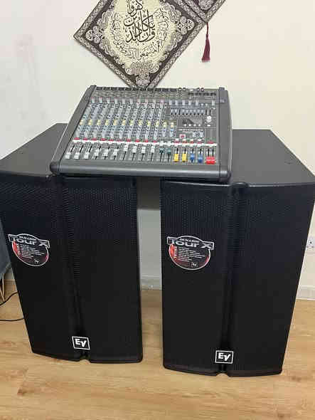 مكسر داينكورد الف اخرس
سماعات Ev كهربائي اكتف 

للبيع ( السعر مليون ونص ) منظومة كاملة انطيك وياه مايكات ووايرات 

*********** بي مجال بسيط
