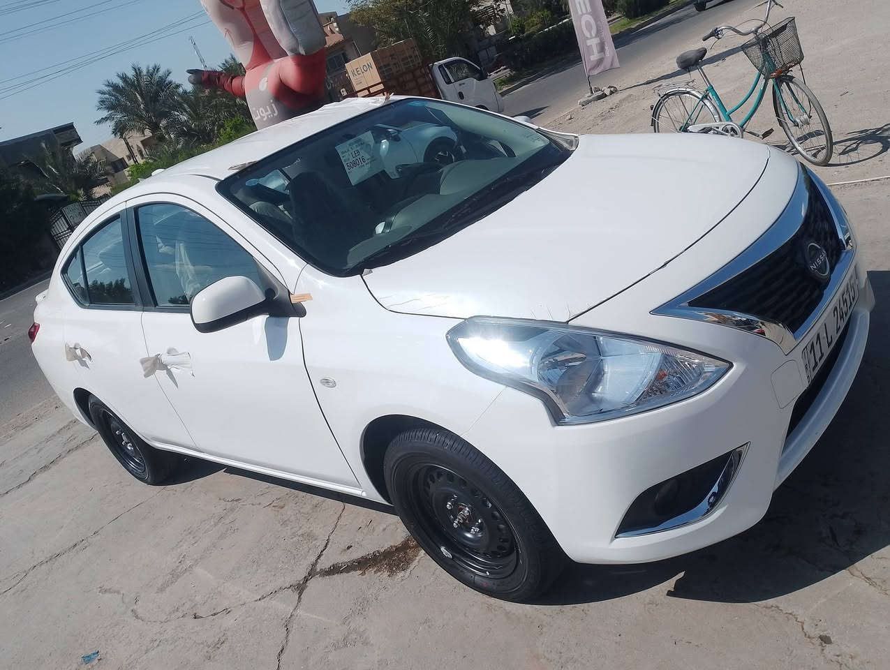 نيسان سني هندي موديل 2025 ماشيه 5 الاف 
حادث بارد جاملغ الايمن سعر 135 بيها مجال قليل مكان بغداد حي الجهاد السيارة بسمي 
رقم الهاتف ***********
