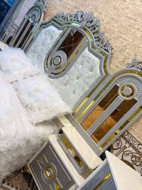 موديل الأقواس • طقم 10 قطع • نجارة عراقية