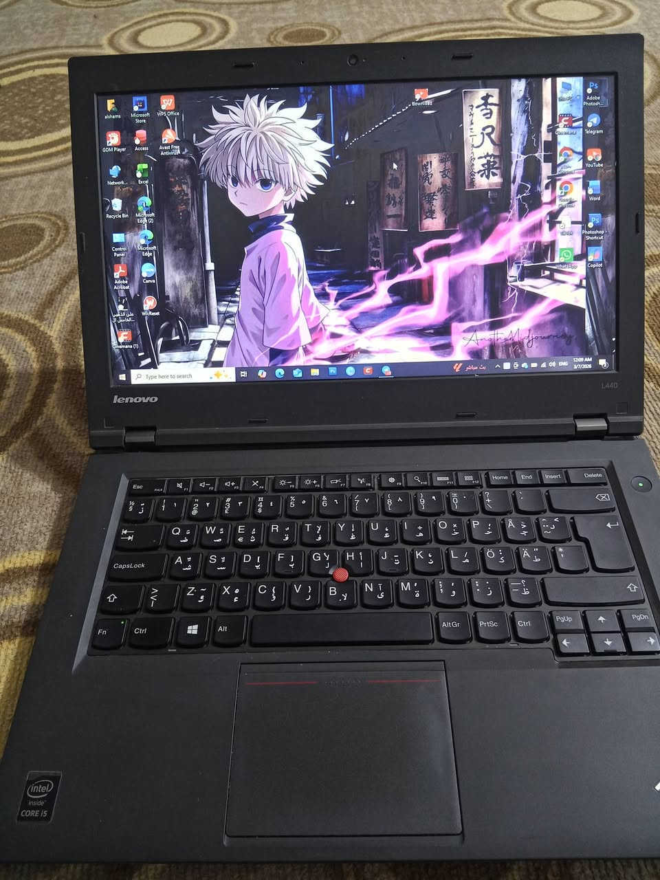 لابتوب Lenovo
Core i5 الجيل الرابع 
الهارد 512 الرام 4

يجي وياة جنطة+شاحنه+ماوس 

السعر حسب الأتفاق

***********
