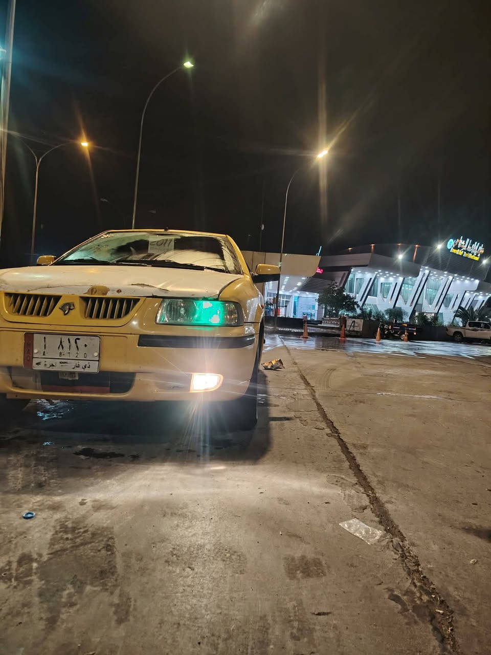 سلام عليكم سمند موديل 10 مصفره هيه وغرمات سنويته ال 27 مكفوله لا طكه ولا صبغ بس هلاللات معمرت مكان ناصريه رقمي ***********
