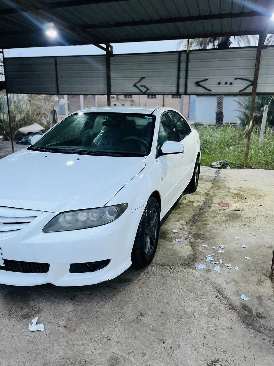 سلام عليكم 
سيارة مازده زوم 6
موديل2003
مكينة گير اوتو كفالة 4سلندر2400
بدون حادث صبغ حزام 
شاصي لغوود كفاله
مكان ديالى خالص

سعر60
رقم ***********
