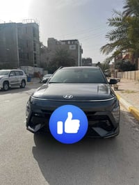 هيونداي  كونا ١/١ N line موديل 2024 حادثها موضح بصور  الون سمنتي  ماشي...