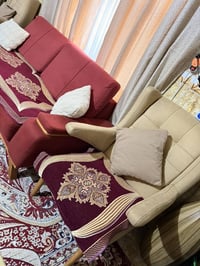 كنب تركي • نظيف • طقم ميز بلازما