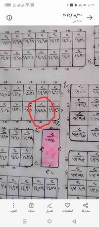 جمعه مباركه عليكم انشاء الله للبيع قطعة ارض االمساحه 300م الموقع حي ال...