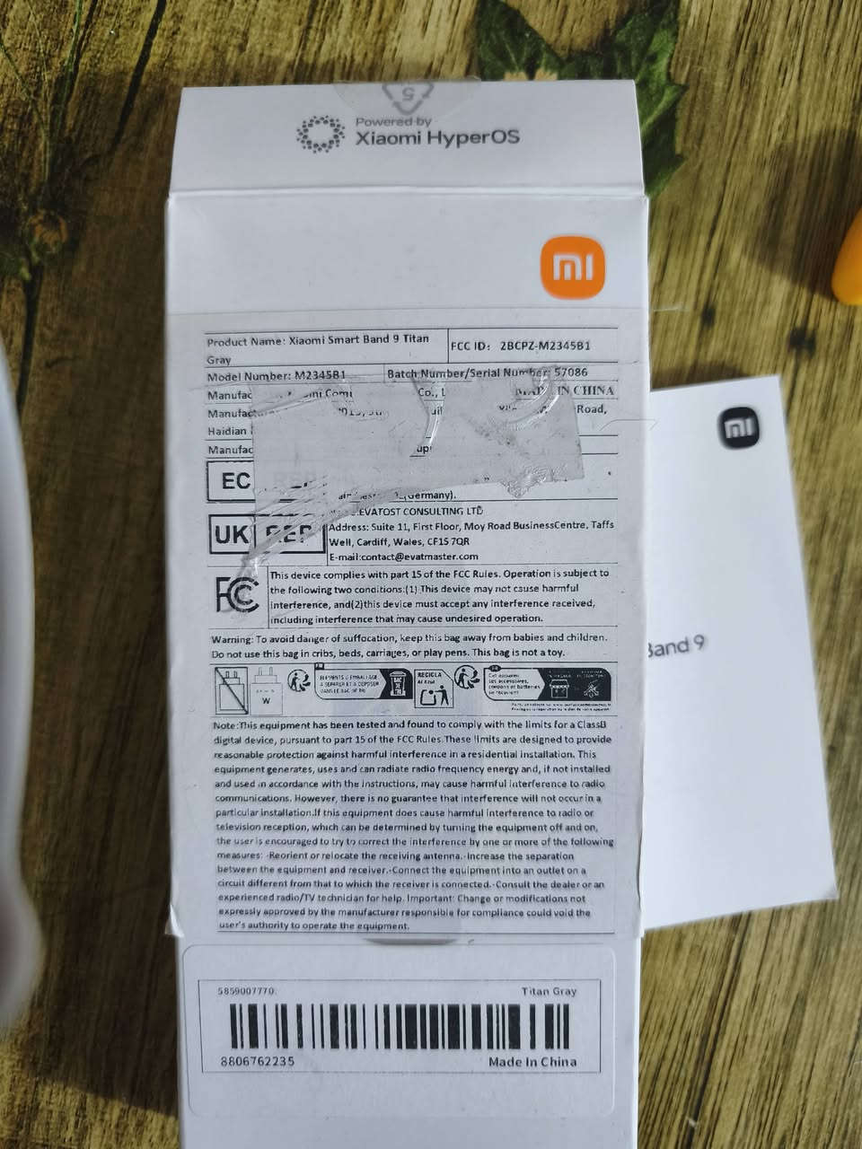 Xiaomi Smart Band 9.
اللون رمادي تيتانيوم تعمل بنظام Xiaomi HyperOS ، السعر 33 الف والتوصيل مجاني 💜


**إذا كنت صاحب هذا الإعلان وتريد حذفه لأي سبب، رجاءا أرسل رسالة إلى الدعم الفني**