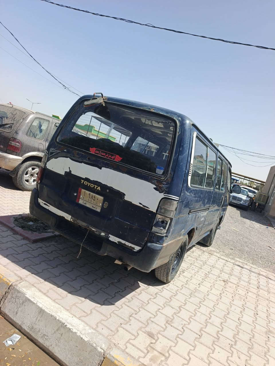 بوز موديل 1994محرك وينجي كير اوتو سنويه 2028 شرط التحويل 14راكب تجه ناصيه كير مكينه خير من الله سياره كاعده وحلوه سعره ٣٠ وبي مجال مكان السياره ديالى جلولاء استفسار اتصل ***********

