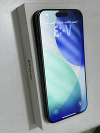 ايفون 16 برو ماكس ذاكرة 256 ضمان ماستر بطارية 100%  مشحون 128 مرة بعده...