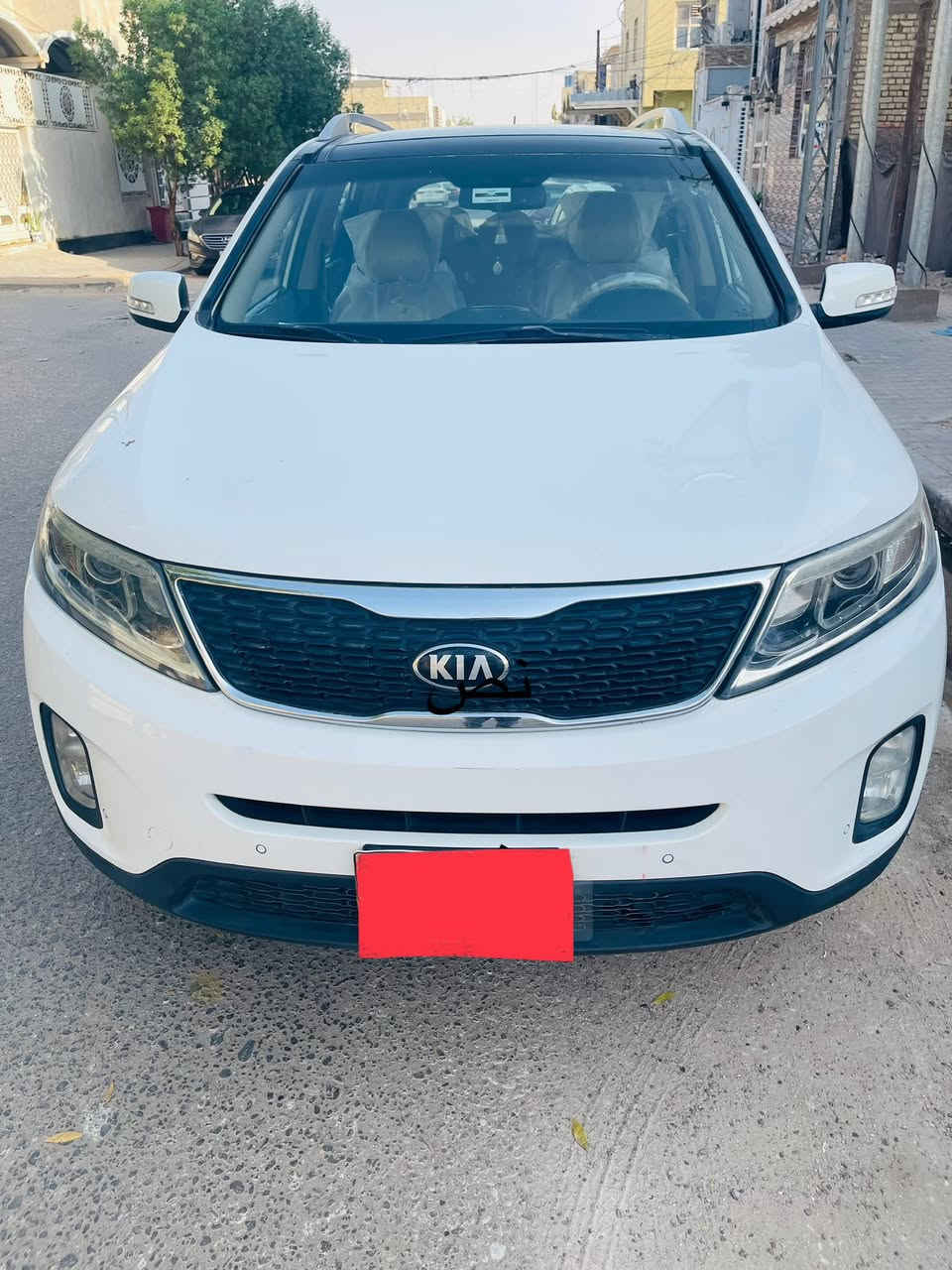 كيا سورنتو مديل ٢٠١٤ شكل ٢٠١٥ 
السعر160$بيها مجال
فول ١/١ 
لون ابيض مكفوله
سبعة راكب 
فتحة بنوراما 
كير ستة نمر 
الإطارات حجم 19 
حساسات أمامية خلفية 
اشاير يالمري 
كامرة خلفية 
بردات أصلية في الأبواب الخلفية 
إنارة داخلية محيطية حمراء اللون 
كرسي السائق كهربائي 
ثلاث قطع تبريد 
اللون ابيض 
بصمة دخول وبطمة تشغيل 
الرقم شمالي 
الانارة الامامية لد نهاري
الانارة الخلفية ائدي 
السيارة نظيفة جدا
المحرك 4
‏مكانها نجف
رقم ‏*********** / ***********
‏أبيع مستعجل مع جزيل الشكر
