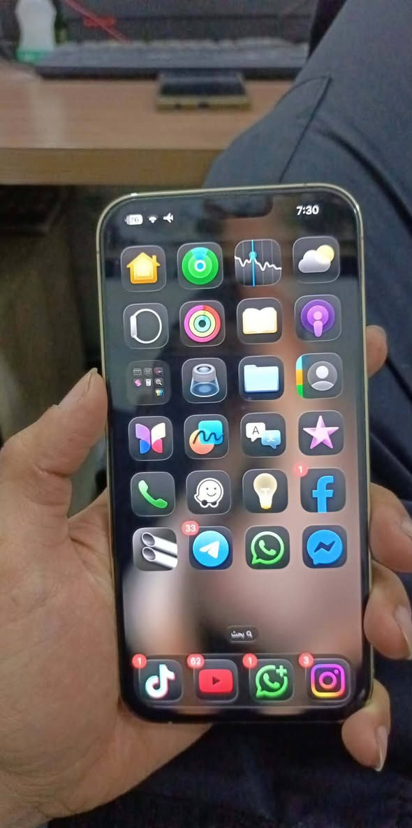 13 برو ماكس
لون ذهبي نظيف جدا ما مفتوح ووتر بروف ما مستبدل اي شي الجهاز نظيف جدا
تخطي شغال شريحة الكترونية 
ذاكرة 256 بطارية 81 بلادية شحن يخبل 
مكاني بغداد دورة او كرادة شارع الصناعة 
سعره 450 قفل نهايته 
خاص متواجد او رقم 
***********
