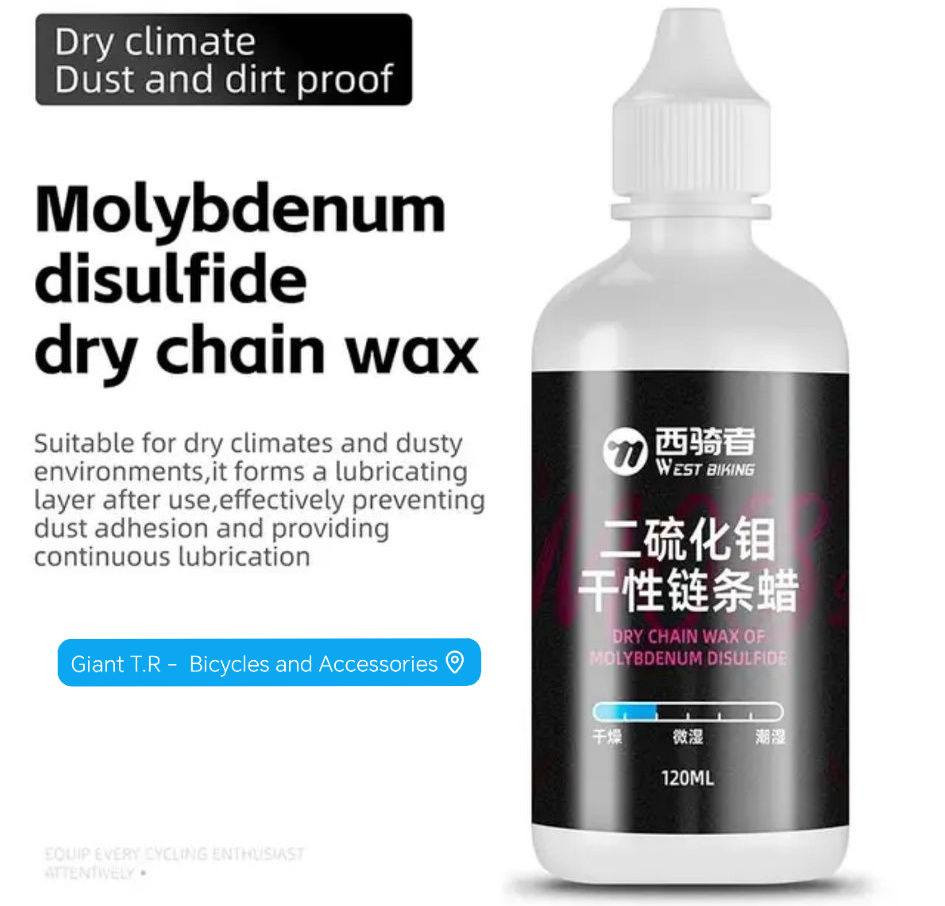 ‼️ ما شاء الله لاقوة الا بالله العلي العظيم ‼️

🎖️ تم بعون الله وفضله وصول وجبة 2 من 👇👇

الوجبه الجديده 2026 : رقم المنتج 42

®️ WEST BIKING ✅ زيت زنجيل الجاف 😢

​🚴‍♂️ حافظ على سلاسة دراجتك في أصعب الظروف! 🛠️
​هل تعبت من تراكم الغبار والأوساخ على جنزير دراجتك؟ الحل الأمثل وصل مع West Biking Molybdenum Disulfide Dry Chain Wax.

​هذا المنتج ليس مجرد زيت تشحيم عادي، بل هو طبقة حماية متطورة مصممة خصيصاً للأجواء الجافة والمغبرة.

​✨ لماذا تختار واكس West Biking؟

🟣 ​مركب ثاني كبريتيد الموليبدينوم (MoS_2): يوفر تشحيماً فائقاً يقلل الاحتكاك إلى أقصى حد، مما يطيل من عمر الجنزير والتروس.

🟢 ​تقنية Dry Wax (الواكس الجاف): يشكل طبقة واقية جافة تمنع التصاق الأتربة والرمال، مما يحافظ على نظافة الدراجة لفترة أطول.

🟤 ​مثالي للمناخ الجاف: مصمم خصيصاً للعمل بكفاءة في البيئات الصحراوية والمناطق شديدة الغبار.

🟡 ​حماية مستمرة: يضمن لك سلاسة في التنقل بين السرعات وهدوء تام أثناء القيادة.

⚫ ​تصميم ذكي: يأتي بفتحة دقيقة (Dust Cap Design) تمنع انسداد العلبة وتسمح لك بتوزيع المنتج بدقة دون هدر.

​📝 مواصفات المنتج:

💿 ​الحجم: 120ML (كمية كافية للاستخدام طويل الأمد).
💿 ​نوع الاستخدام: سلسلة الدراجة (Chain).
💿 ​البيئة المناسبة: الجو الجاف والمغبر.

​💡 نصيحة الخبراء: قبل الاستخدام، تأكد من تنظيف الجنزير جيداً من الزيوت القديمة، ثم ضع الواكس واتركه ليجف تماماً لتستمتع بأفضل أداء!
​🛒 اطلبه الآن وارتقِ بتجربة قيادتك!

#جاينت_تي_أر_لاتحتار #متجر_معتمد_منذ_2018
#نختصر_عليك_هم_التجربة_ونعطيك_قمة_الرفاهية
#خبرة_في_المجال_أكثر_من_10_سنوات
#غايتنا_خدمتكم_لأقصى_الحدود
#كل_ما_يحتاجة_الدراج_الهوائي_في_مكان_واحد
#اصنع_قصتك_مع_جاينت_تي_أر
#صيانه_احترافيه #اكسسوارات #تميز #بايسكل #ماركات_عالمية #اكسبلور #ترند #SHIMANO #WEST_biking #MAXXIS #GIANT #SCOTT #TREK #MSC #FORMAT #CANNONDALE 

®️ Giant T.R -  Bicycles and Accessories .. 🚴‍♂️

🔴العنوان : بغداد / نفق الشرطه / مقابل المشاتل / مجمع الدراجات الهوائيه  . 

🔴للأتصال و الاستفسار :  
*********** 📲
*********** 📲

🔴 توصيل : بغداد + المحافظات ( مركز + اطراف ) . 

لسنا الوحيدون ... لكننا بكم الأفضل ان شاء الله ♥️

🥇🥇🥇🥇🥇🥇🥇🥇🥇🥇🥇🥇🥇🥇🥇🥇
