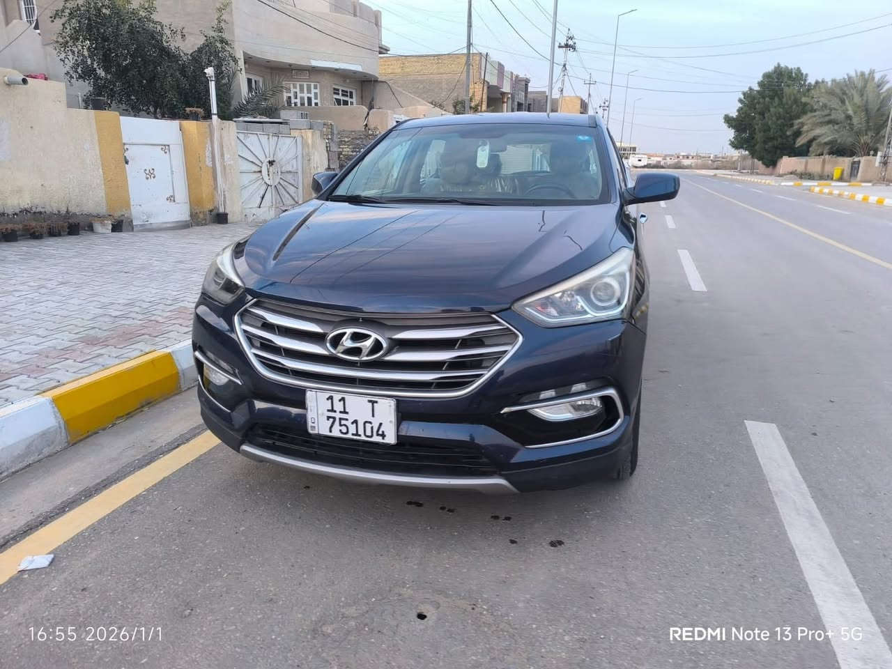 سلام عليكم للبيع سنتافي مديل 2018 وارد مريكي تحويل مباشر حادث سياره قبق جنطه صبغ فقط باقي كفاله ماشيه 100الف الاستفسار ***********
