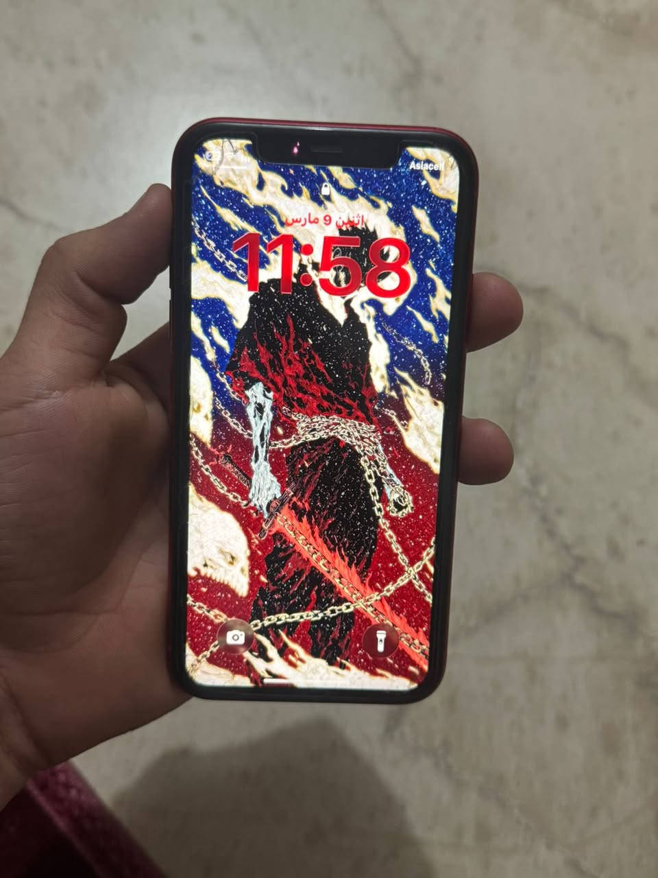 11 عادي بلادي كلشي ممبدل بي  بطارية 74 ذاكرة128 نظيف سعر200الف يوجد توصيل     ***********
