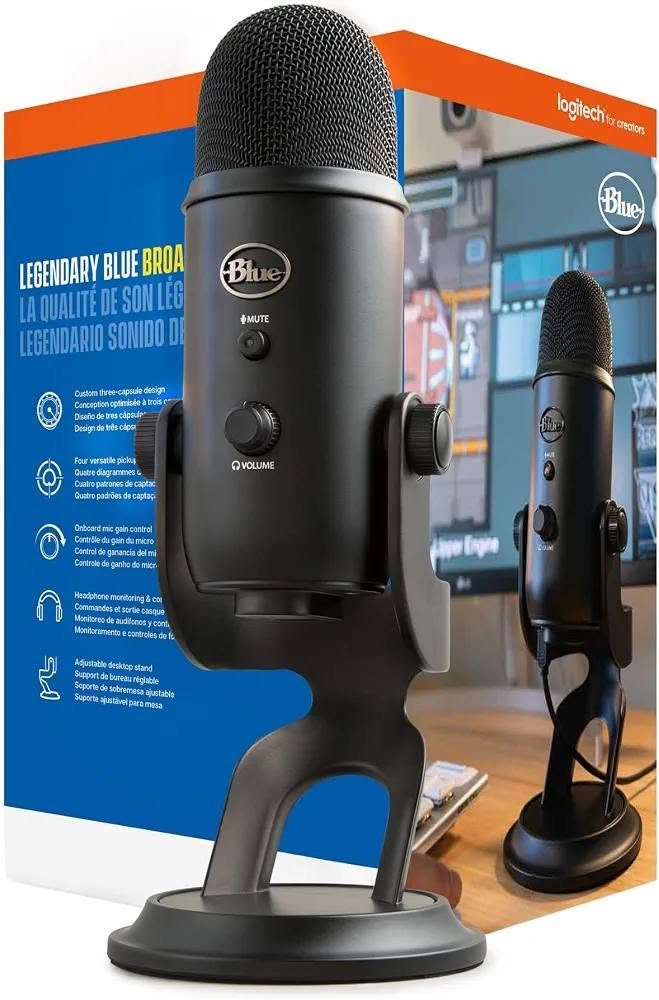 ميكروفون الألعاب وصناعة المحتوى Blue Yeti USB
السعر 110


**إذا كنت صاحب هذا الإعلان وتريد حذفه لأي سبب، رجاءا أرسل رسالة إلى الدعم الفني**